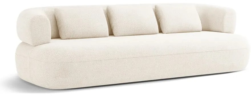 Beżowa sofa z materiału bouclé 226 cm Jenny – Micadoni Home