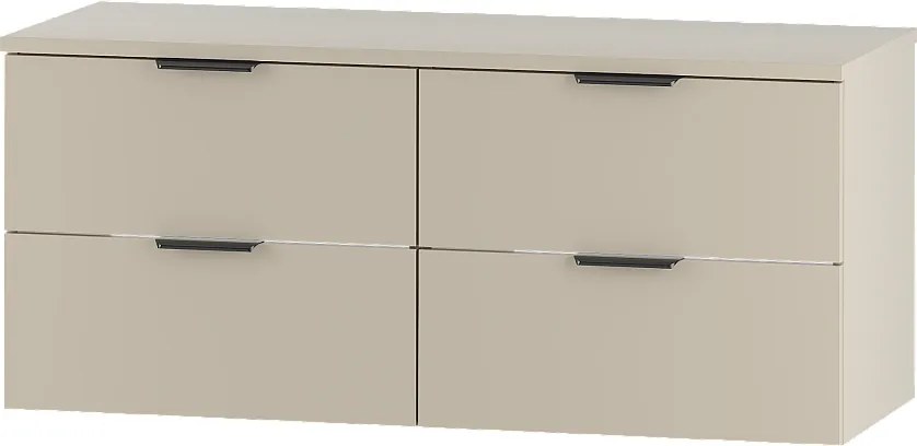 Kaszmirowy Zestaw do Łazienki 120cm Szafka z Blatem Pile