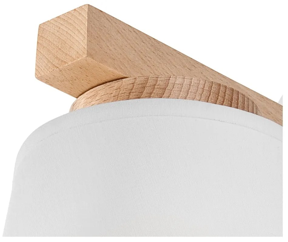 Biały kinkiet ø 15 cm Ellie – LAMKUR
