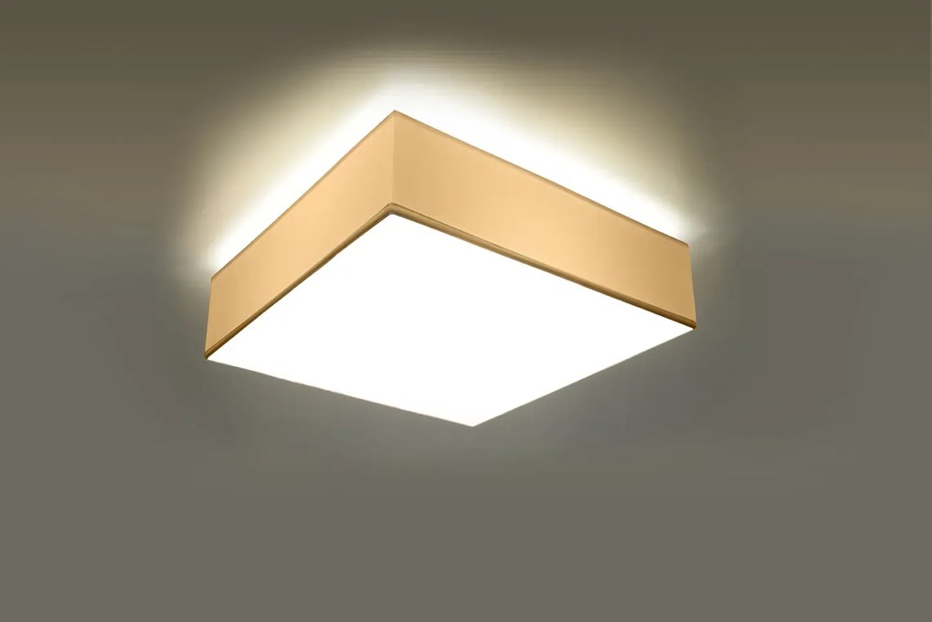 Biały minimalistyczny kwadratowy plafon - EX508-Retos
