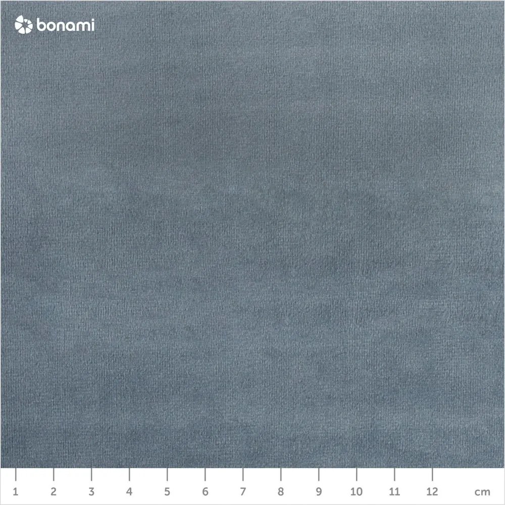Jasnoniebieskie aksamitne tapicerowane łóżko dwuosobowe ze schowkiem i stelażem 180x200 cm Arendal – Cosmopolitan Design