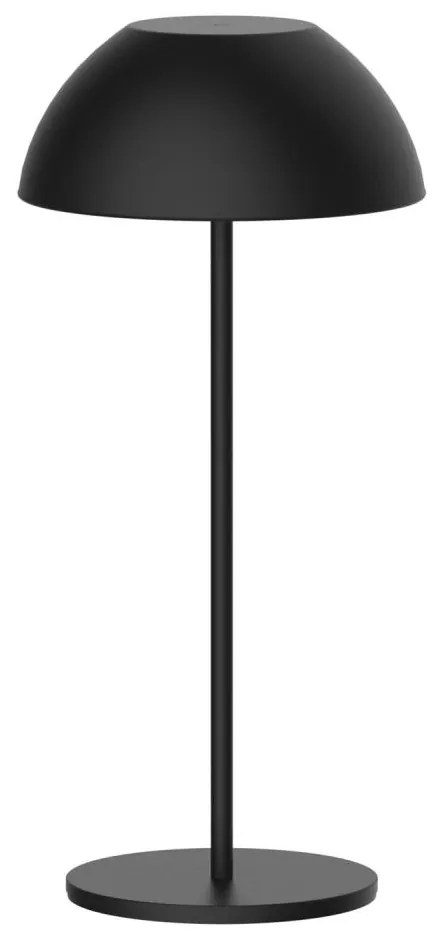 LED lampka biurkowa TANZANIA LED/1,8W/5V USB 1800 mAh IP44 czarna