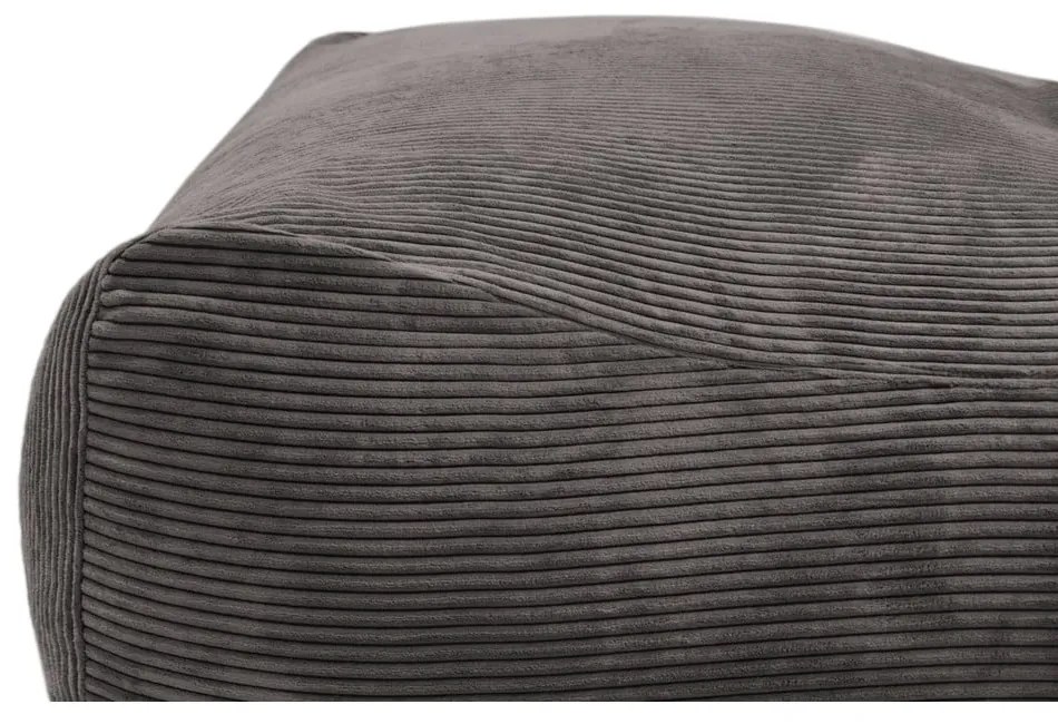 Czarny sztruksowy worek do siedzenia Sofa Lounge – SLOWDOWN