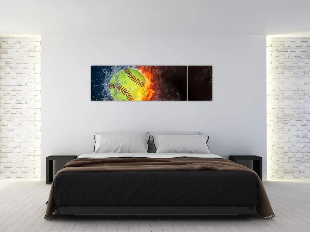 Obraz - Piłka tenisowa (170x50 cm)