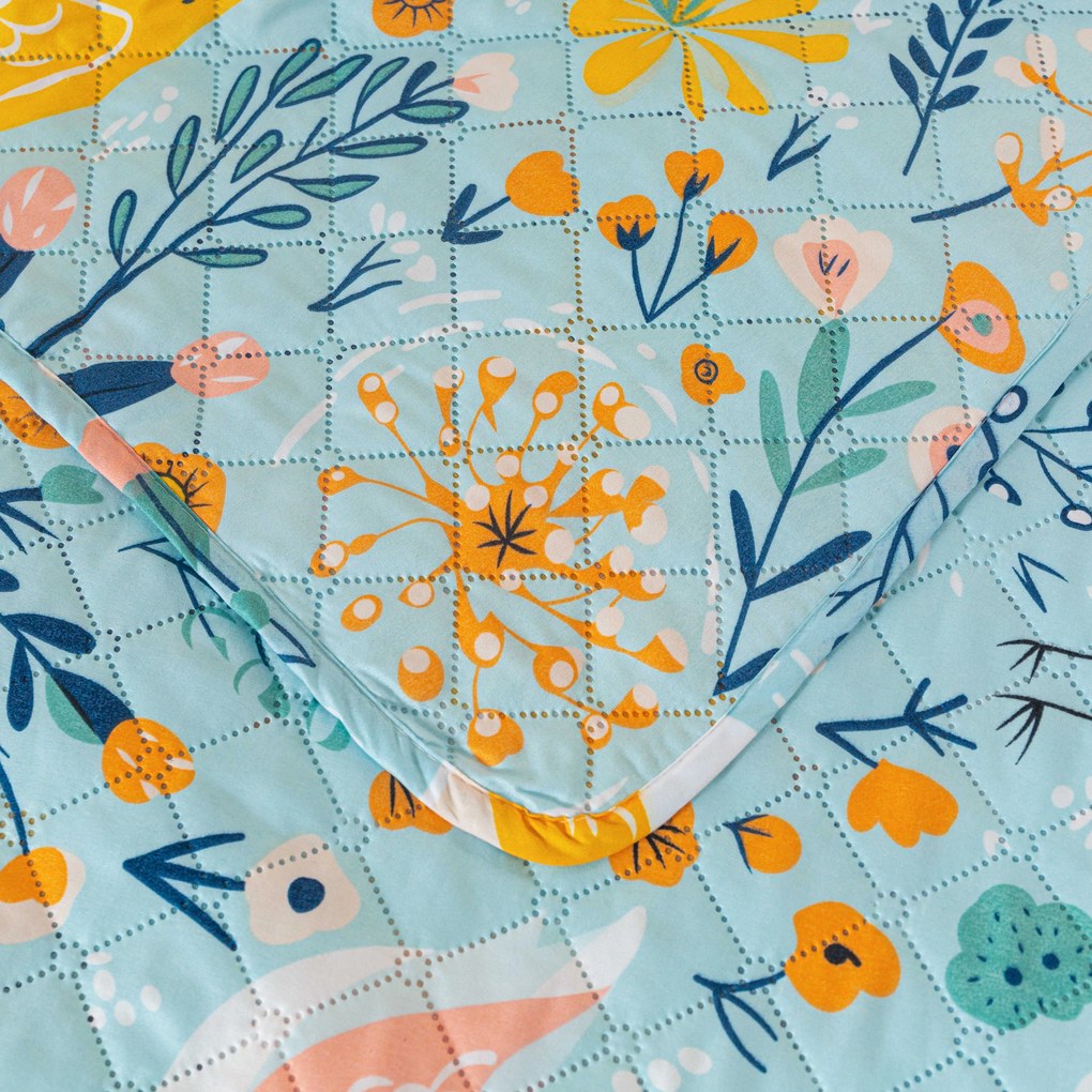 Narzuta na łóżko SPRING TWEET, kolorowy Rozmiar: 220 x 240 cm