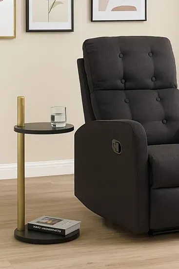 Czarny nowoczesny stolik  pomocniczy  Z2-S25