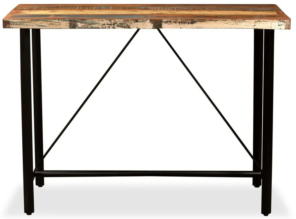 Wielokolorowy stolik z drewna odzyskanego P4-P61