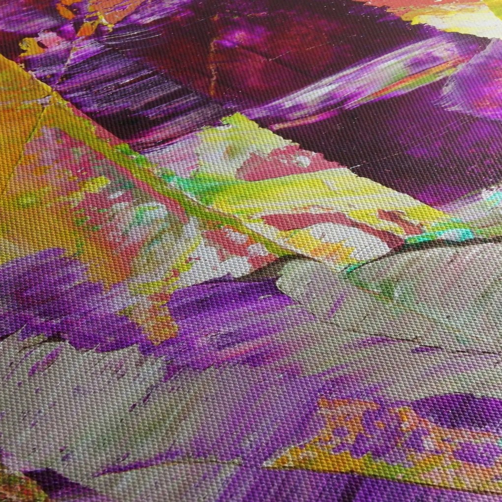 Obraz abstrakcji - malarstwo (170x50 cm)