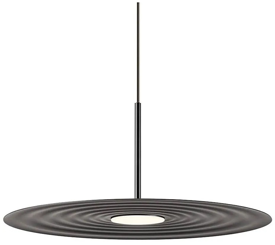 Redo 01-3047 - Lampa wisząca LED na przewodzie LAKE LED/13W/230V CRI 90 śr. 50 cm czarna