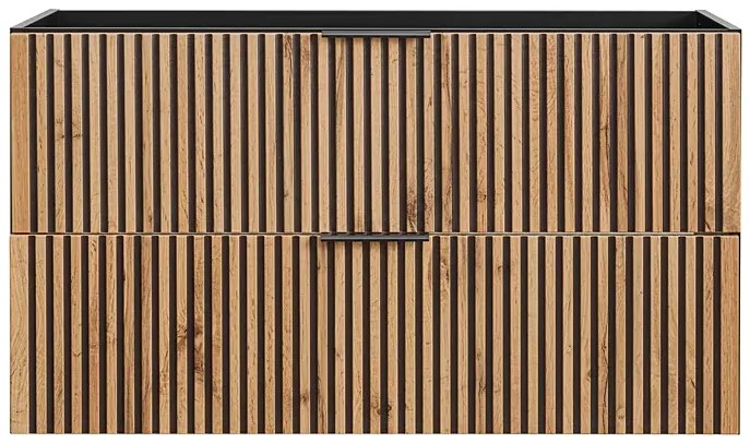 Szafka umywalkowa z lamelowym frontem 100 cm H9-F66