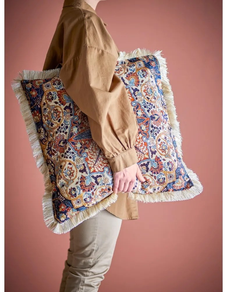 Poduszka dekoracyjna z mieszanki bawełny 50x50 cm Asu – Bloomingville