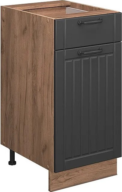 Szafka dolna do kuchni ciemnoszary 40x60x82 fame-line