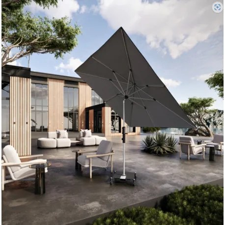 KNIRPS PHOENIX 245 x 245 cm - parasol do centrum ogrodniczego : Kolor parasola - Ciemnoszary