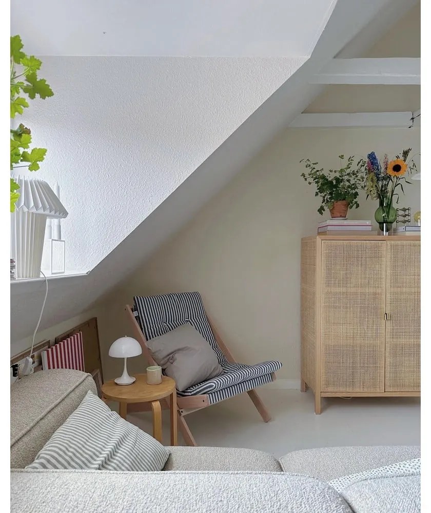 Fotel biały/jasnoniebieski Boogie - Karup Design