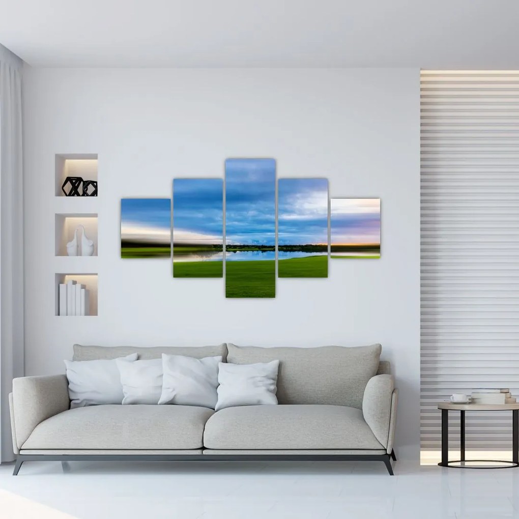 Obraz łąki (125x70 cm)