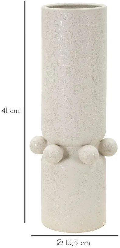 Wazon ceramiczny BUBBLES, Ø 15,5 x 41 cm