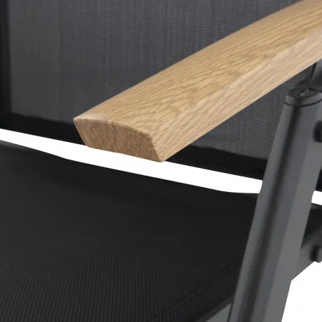 BERGAMO EXPERT WOOD - aluminiowy zestaw sof 4+1