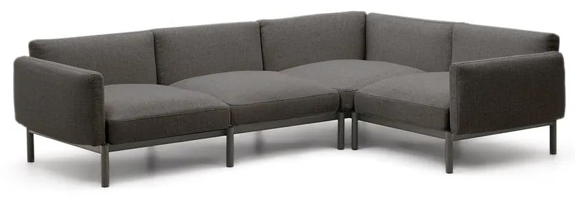 Ciemnoszara modułowa sofa ogrodowa 292 cm Sorells – Kave Home