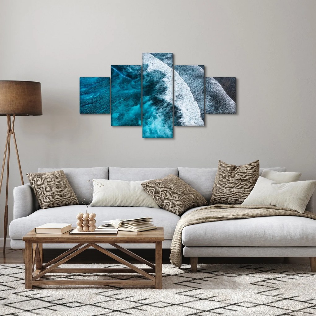 Obraz - Fale na morzu (125x70 cm)