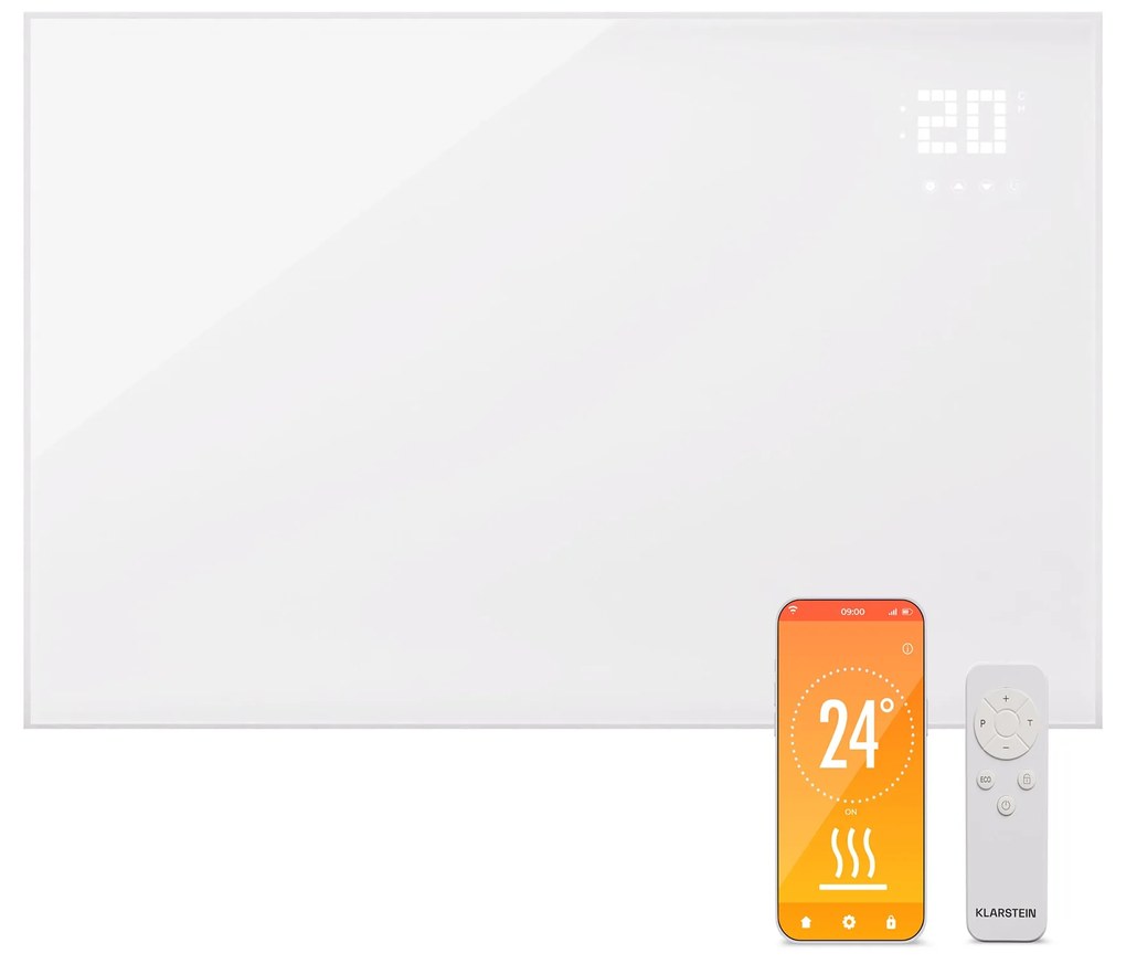 Klarstein Wonderwall Smart Bornholm Panel grzewczy na podczerwień