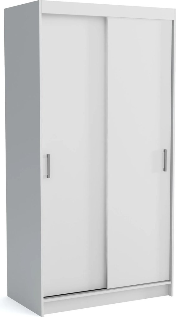 Szafa NICOLA - Biały / Z lustrem / 110 cm