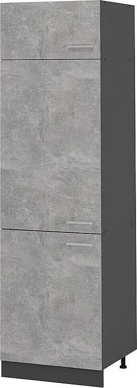 Szafka na lodówkę beton 60x57.2x206.8 r-line