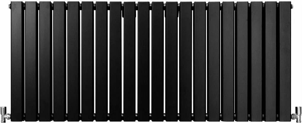 Grzejniki panelowe designerskie, matowo czarne, 600 mm x 1400 mm