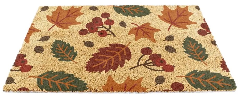 Wycieraczka z włókna kokosowego 40x60 cm Autumn Leaves – Artsy Doormats