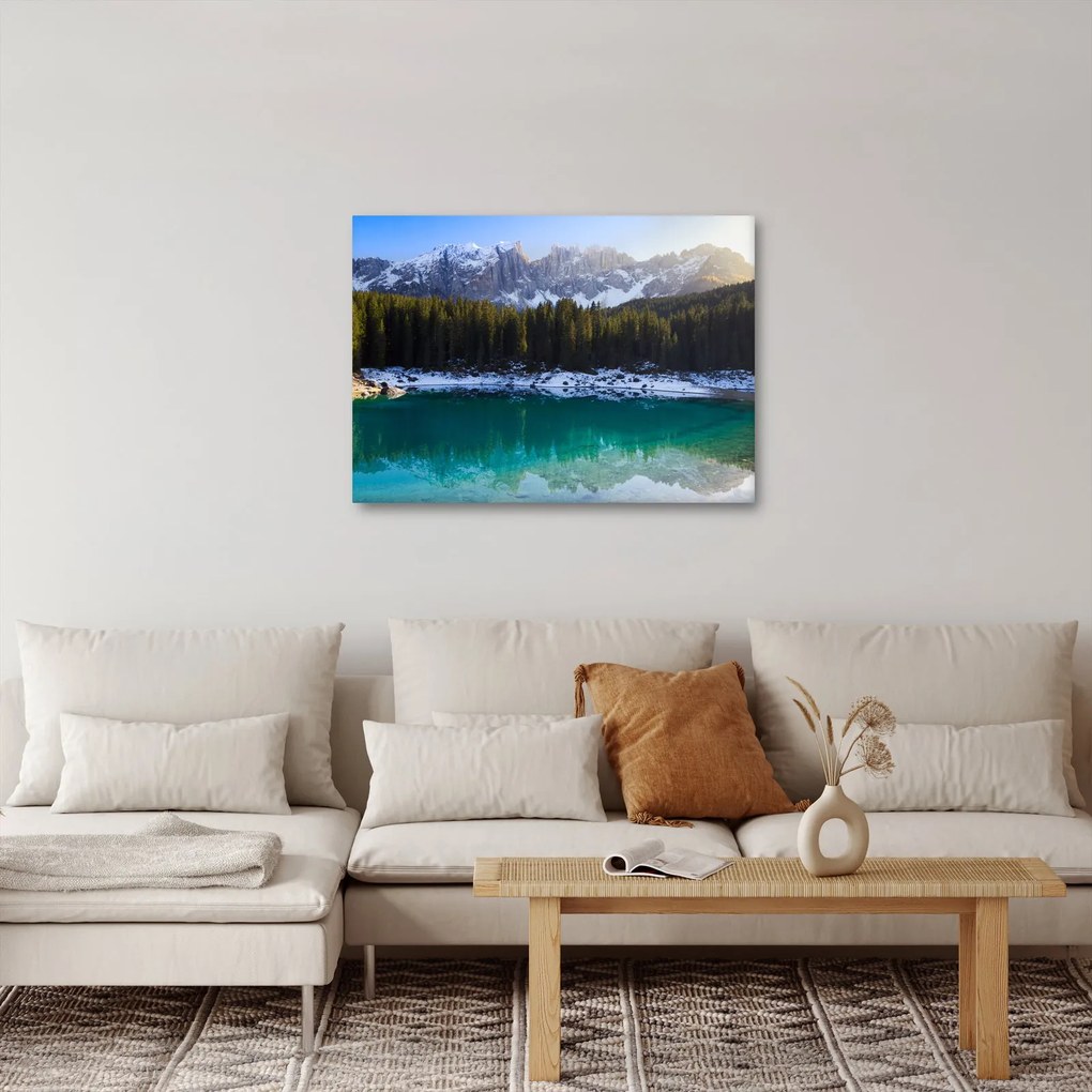 Obraz - Jezioro Karersee (70x50 cm)