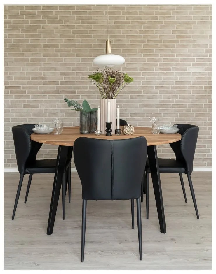 Czarne krzesła zestaw 4 szt. Pisa – House Nordic