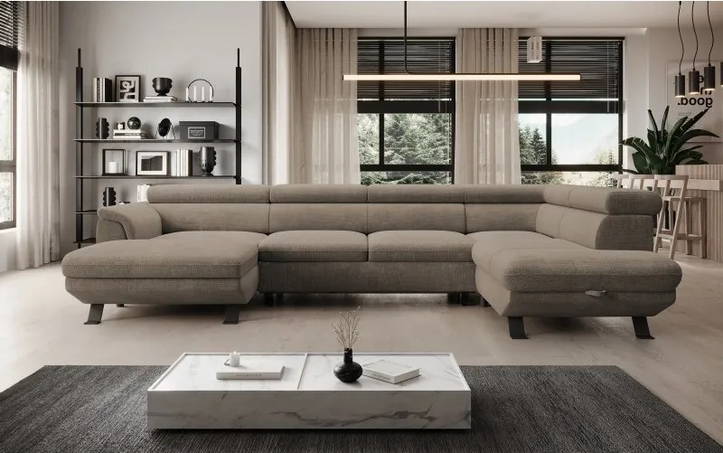 Narożnik RAVEN XL z funkcją spania WERSAL