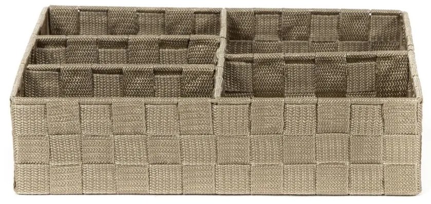 Compactor Organizer na bieliznę i dodatki TEX 32 x 25 x 8 cm, taupe