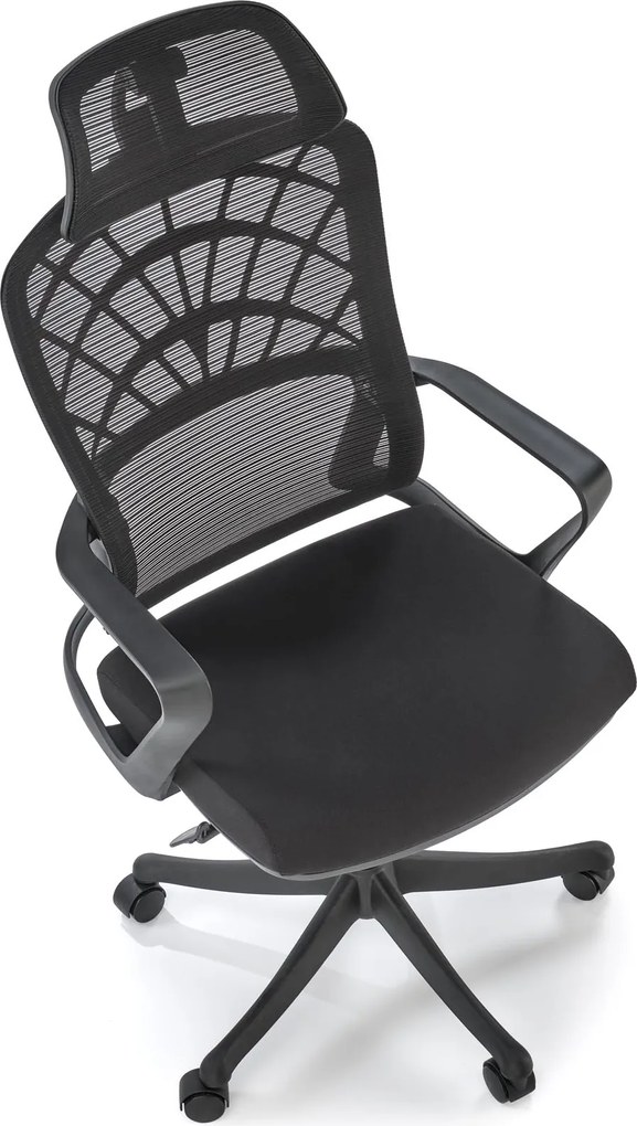 Obrotowe krzesło z regulowanym zagłówkiem Vesuvio Halmar