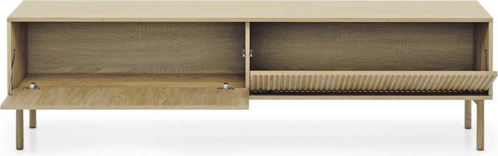 Szafka RTV stojąca ROCCO 187,1 cm do Salonu pod Telewizor - Dąb