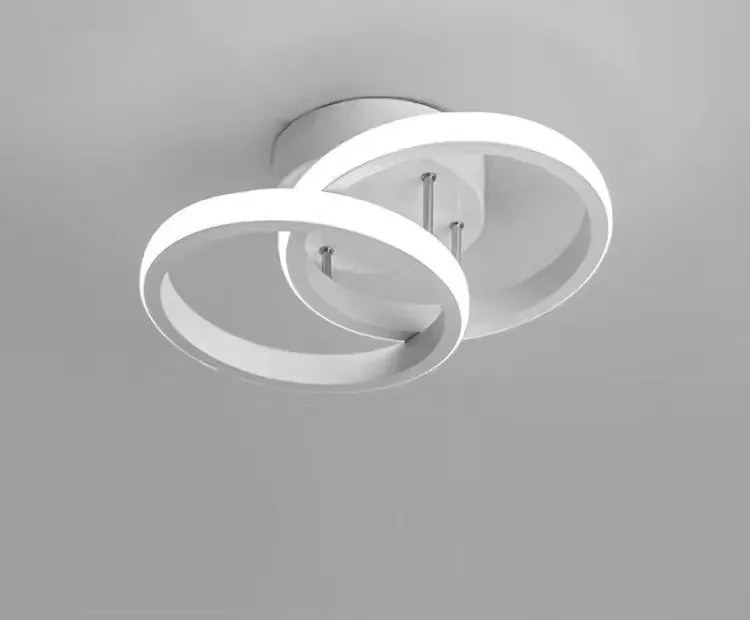 Plafon lampa LED sufitowa okrąg metalowa AT68-2SL-White