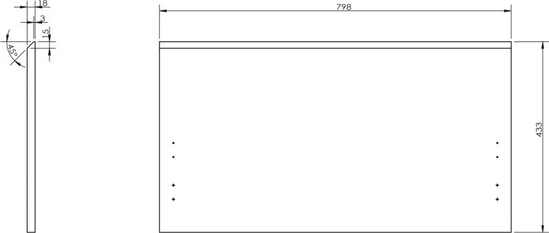 Mexen Rivel szafka łazienkowa 120 cm z umywalką Vela lewą, 1S, 1D, ryflowana, szara mat/biała mat - 91A23-12047-3-BBFF62-W23L01