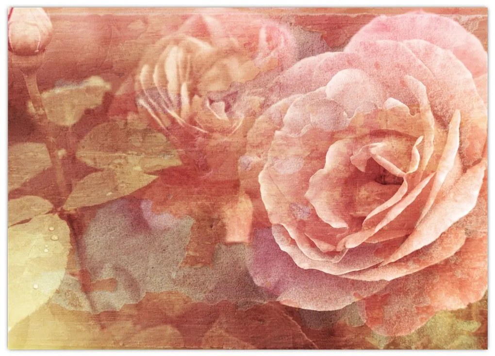 Obraz róż (70x50 cm)