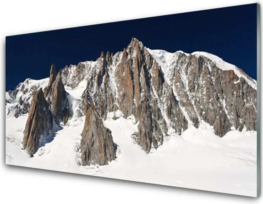 Panel Szklany Wieczna Zmarzlina Wysokich Gór