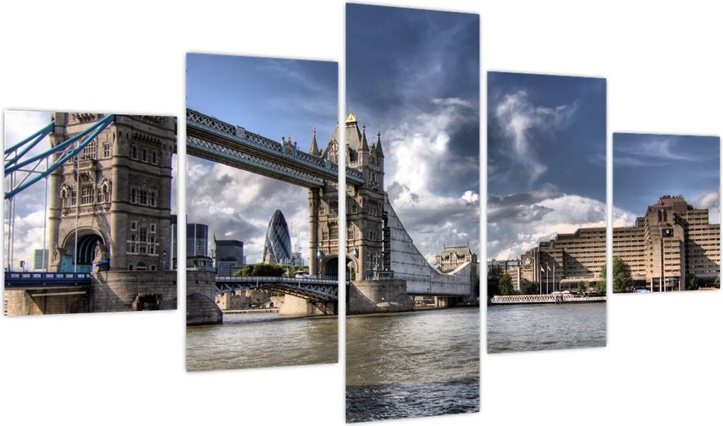 Obraz -  Tower Bridge w Londynie (125x70 cm)
