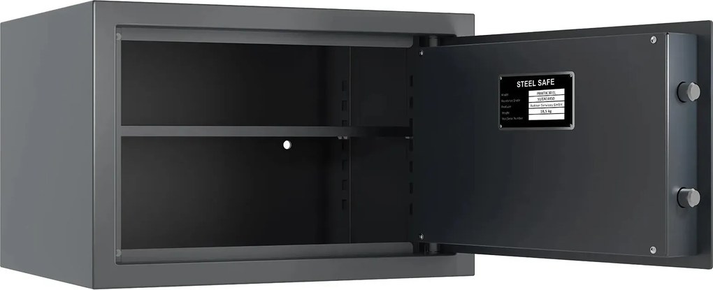 Sejf meblowy PRAKTIK 30 EL, elektroniczny S1, 290 x 440 x 360 mm, 34,7 l