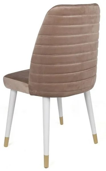 Zestaw krzeseł do jadalni Hugo Beige and White, 2szt.