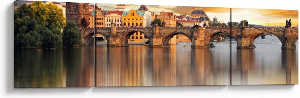Obraz - Praga (170x50 cm)