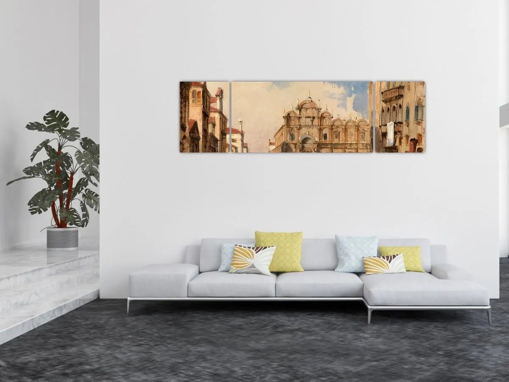 Obraz - Jules-Romain Joyant, The Scuola di San Marco, Venice, reprodukcje (170x50 cm)