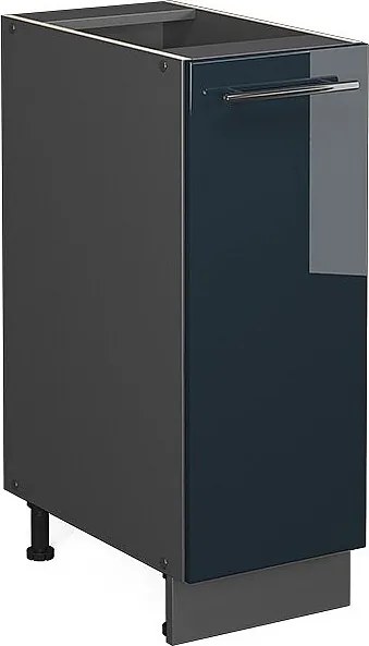 Szafka apteczna ciemnoniebieski wysoki połysk 30x51.6x82 fame-line