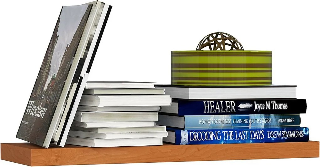 Półka AKORD PS3 Olcha 60 cm kolor Olcha mat 1 półka 60x20x3,2 cm