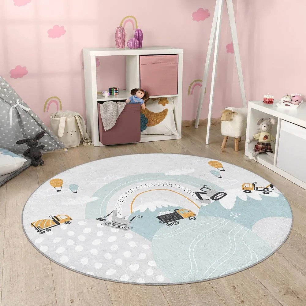 Dywan dziecięcy odpowiedni do prania ø150 cm Snowy Hills – Mila Home