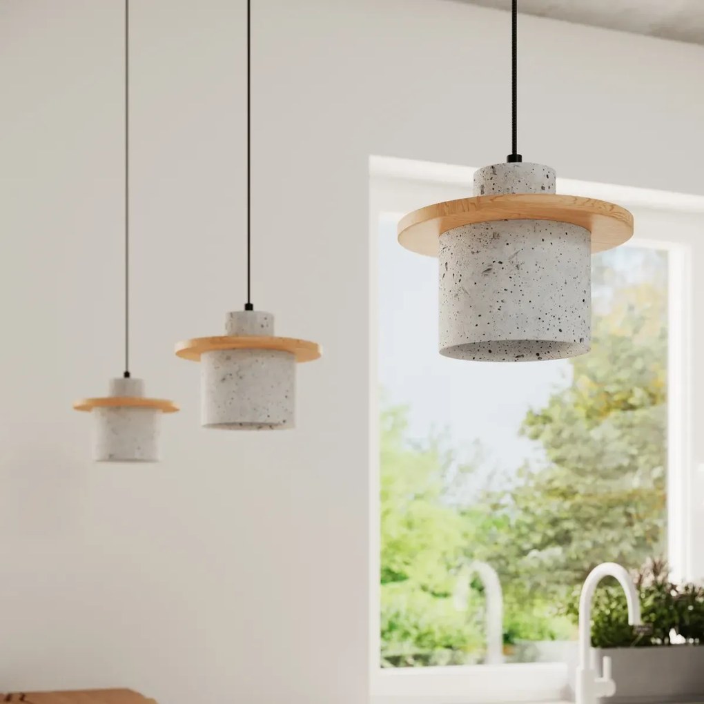 Lampa wisząca MAB beton SOLLUX  LIGHTING