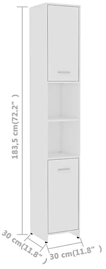 Zestaw 4-częściowy mebli łazienkowych N5-C12