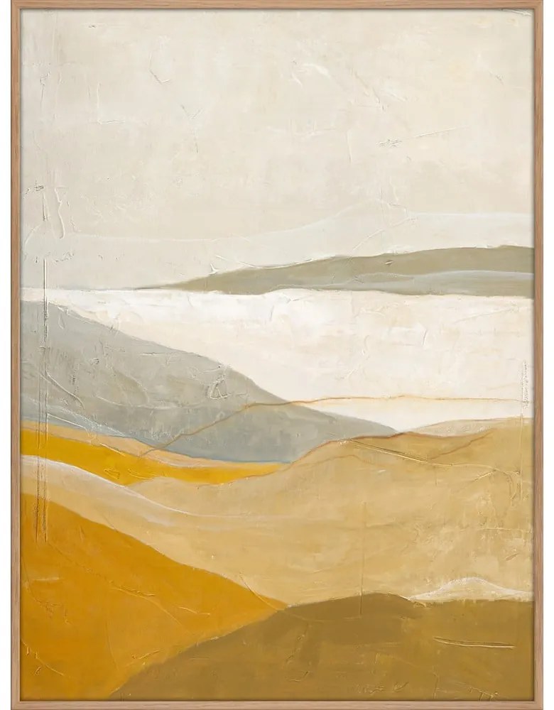 Ręcznie malowany obraz 90x120 cm Yellow Field – Malerifabrikken