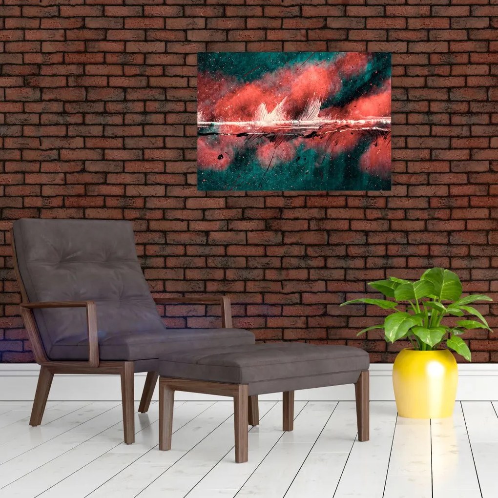 Obraz - Wybuch nafty (70x50 cm)